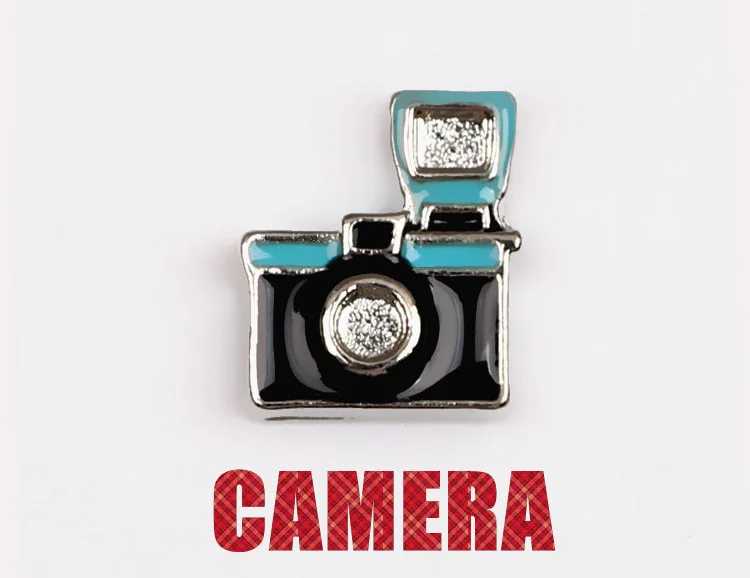 

Free Shipping, 20pcs Enael Camera Floating Charms Fit For Lockets, Gifts