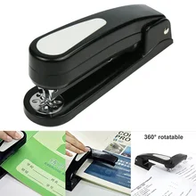 Agrafeuse rotative 20 Pages, agrafes attachées, Rotation de 360 degrés, Durable, opération facile pour les agrafes 24/6 26/6mm, DJA99