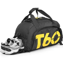 New Men Sport Gym Bag Lady Women Fitness Travel Handbag Outdoor Backpack with Separate Space For Shoes sac de sport