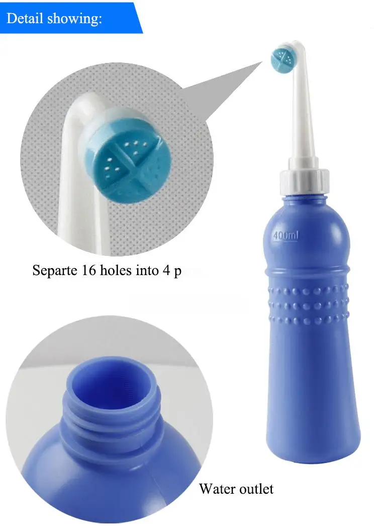 400ml LEKANG Portable ABS Manual Operation Bidet For Man Women Kids Cleaning Device