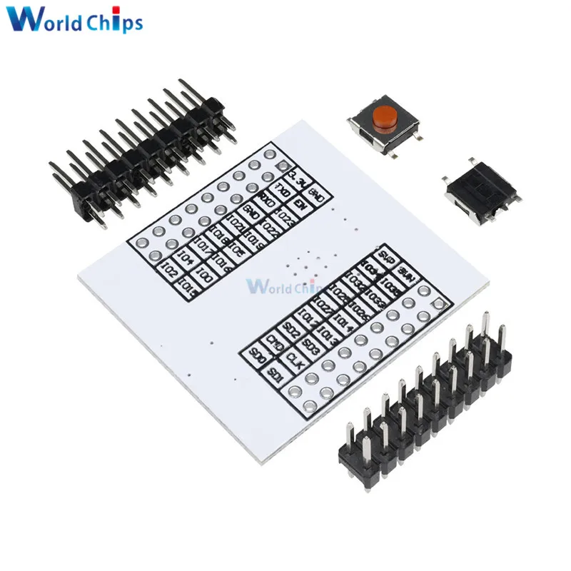 Адаптер ESP32 ESP32S для Arduino 2 шт. Базовая плата IO пинборд конвертер с 4 рядами штифтов