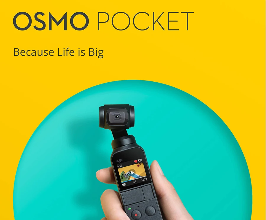 DJI Osmo Pocket 3 оси стабилизированная портативная камера с 4K 60fps видео Механическая стабилизация интеллектуальная съемка