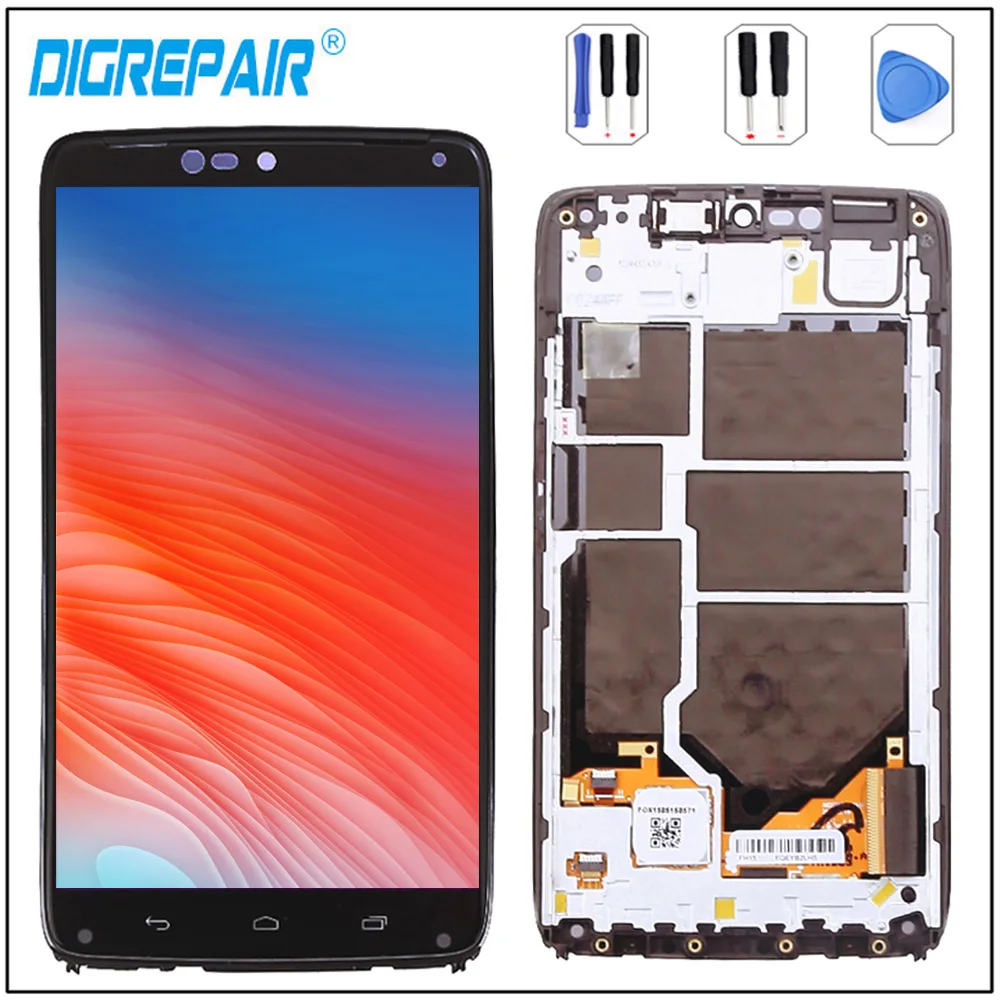 

5.2" For Motorola Droid Turbo XT1254 XT1225 LCD Display Touch Screen Digitizer+Frame Replacement For Motorola Droid Turbo LCD