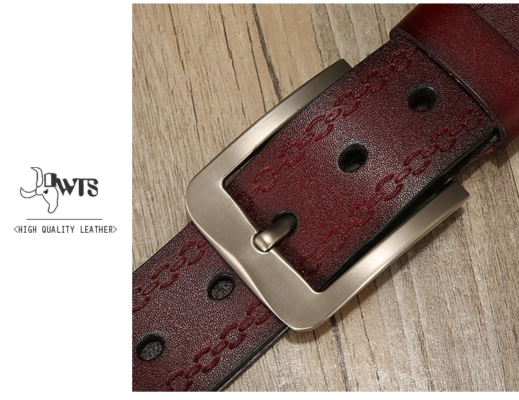 male genuine leather strap