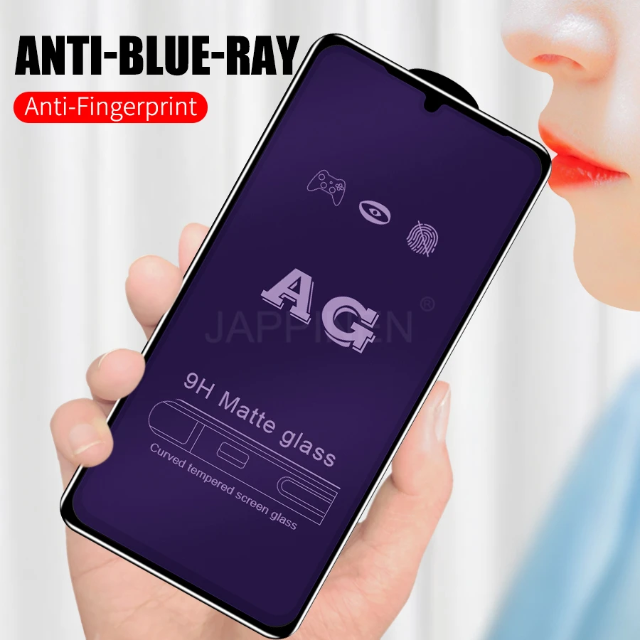 

Matte Tempered Glass for Xiaomi Mi 9 SE 8 Lite A2 Redmi Note 6 7 Pro Pocophone F1 S2 6A Anti-Blue Ray Light Screen Protector