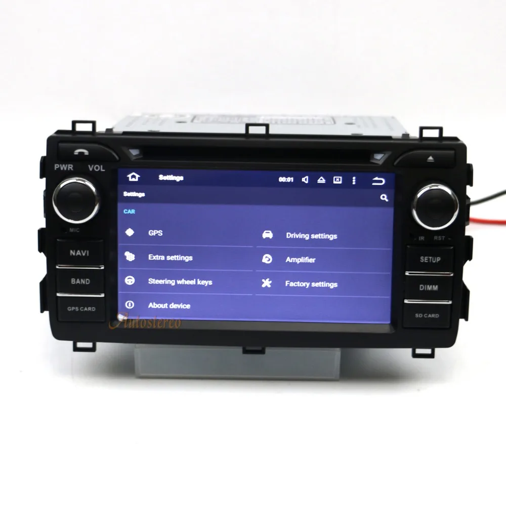 Top Android8.0 7.1 System Octa 8 Core Car DVD Player GPS Navigation For Toyota Auris 2013-2015 Headunit Multimedia Autoradio Monitor 5