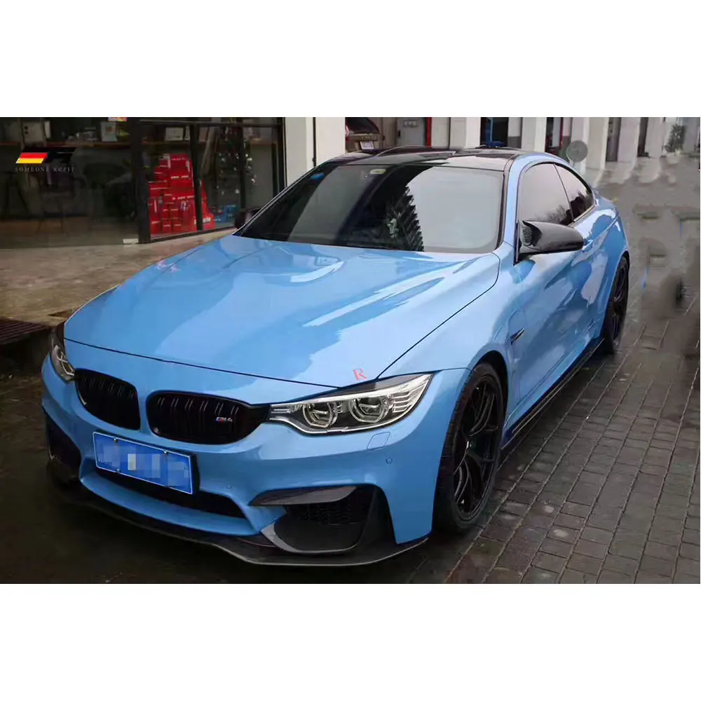 Боковые юбки из углеродного волокна для стайлинга автомобиля фартук BMW F82 F83 M4 Coupe 2