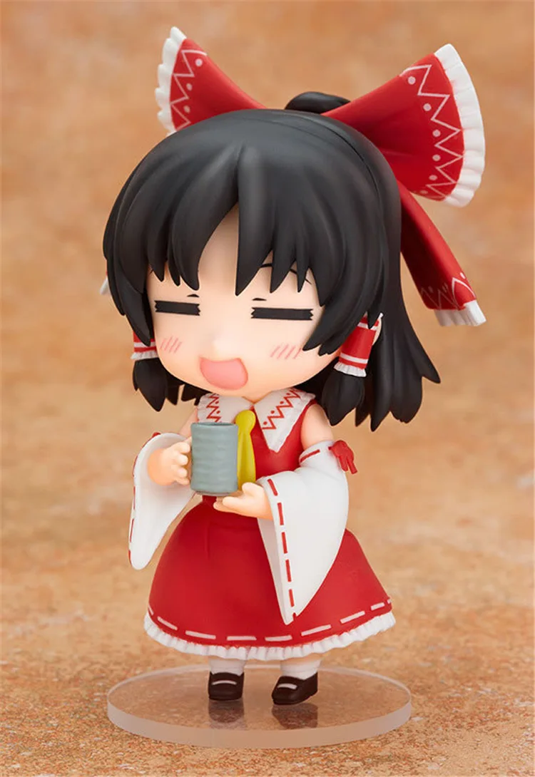 Nendoroid Touhou Hakurei Reimu#74 ПВХ фигурки Набор Модель Коллекция игрушек 10 см