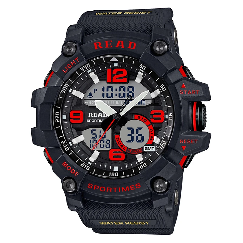 

Tezer Waterproof 3Bar Sports Smart Watches Men Luxury Brand Military Digital Watch LED Display Alarm reminder  For 90001