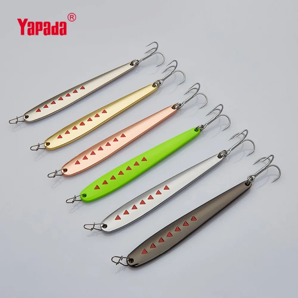 YAPADA Отсадки 519 правитель 14г 84X13X4mm ВЧ крюк многоцветный металл Отсадочные рыболовные приманки YAPADA Отсадки 519 правитель 14г 84X13X4mm ВЧ крюк многоцветный металл Отсадочные рыболовные приманки