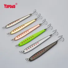 YAPADA Отсадки 519 правитель 14г 84X13X4mm ВЧ крюк многоцветный металл Отсадочные рыболовные приманки