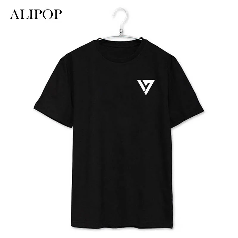 Youpop KPOP SEVENTEEN очень хороший альбом рубашки Женская Повседневная хлопковая одежда