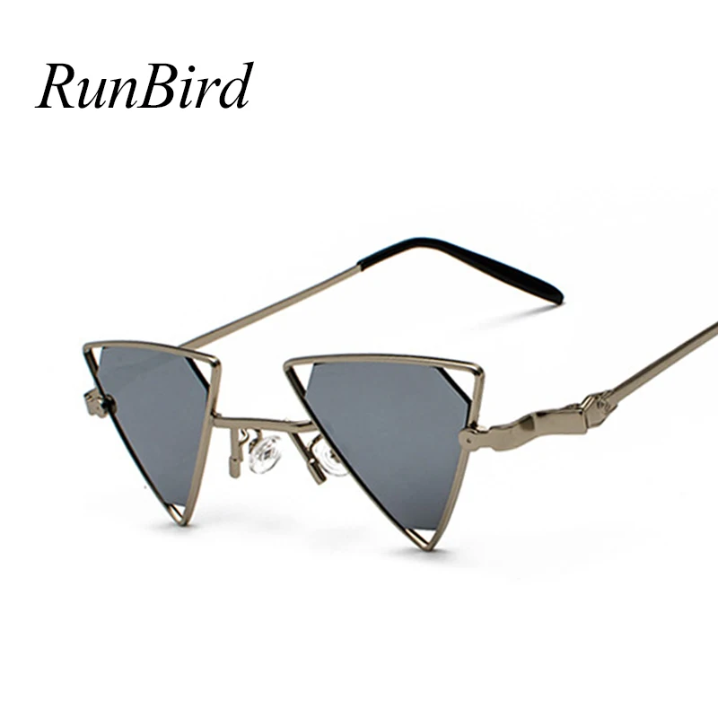 RunBird винтажные стимпанковские солнцезащитные очки в металлической оправе для
