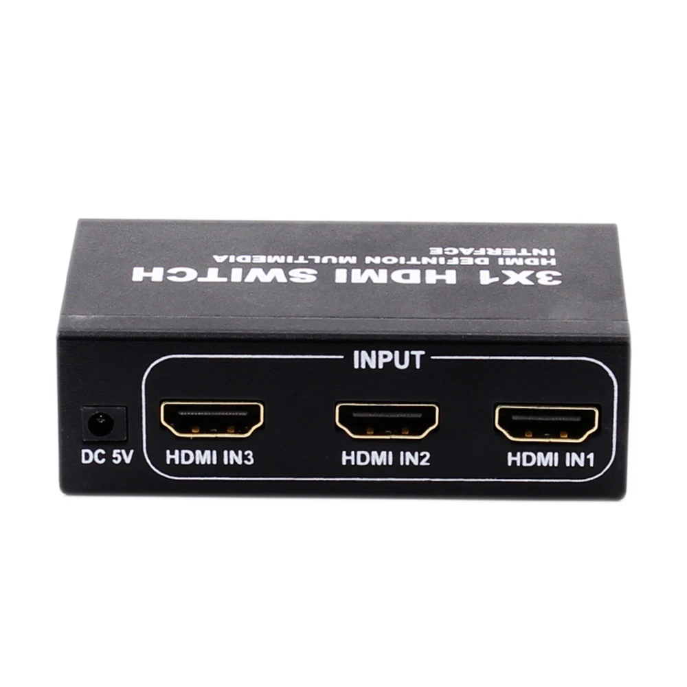 HDMI коммутатор 3 Cut 1 Three In Out HD TV видео поддерживает 1080P 3D Kvm переключатель Hdmi