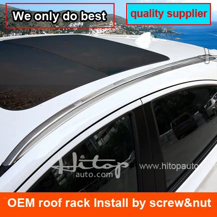 Подходит для Honda hr-v HR-V X-RV багажник на крышу Продольный брус крыши бар, различный дизайн, установка винтами вместо клея, беспокоиться падения - Название цвета: OE model roof rack