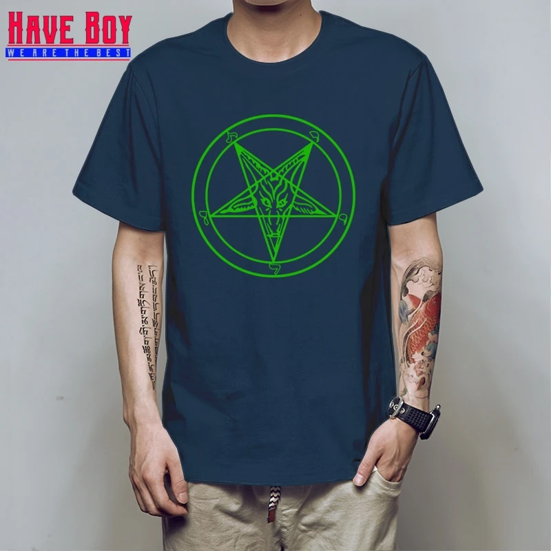 HAVE BOY/футболки с изображением Сатанинского козла бапхомета из мультфильма