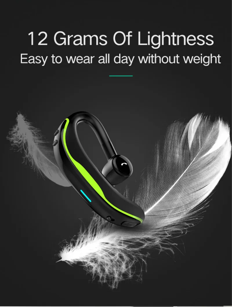 

HOT Wireless music Earbud Ear Hook Bluetooth business Earphone Driving Handfree for iphone 5 5S 6 6S 7 8 plus x xr huawei xiaomi