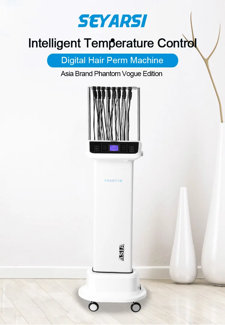 US $695.00 24 V output voltage Salon waving machine Asia Patent Digital Hair Perm Machine Iron Curlier Phantom Vogue Edition red