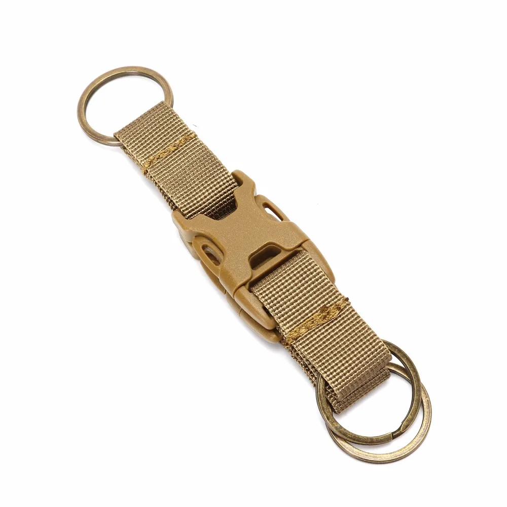 

Tactical Gear Backpack Hooks Molle Hook Survival Military Nylon Keychain Clasp Outdoor Camping Repair Tools Kits Accessories