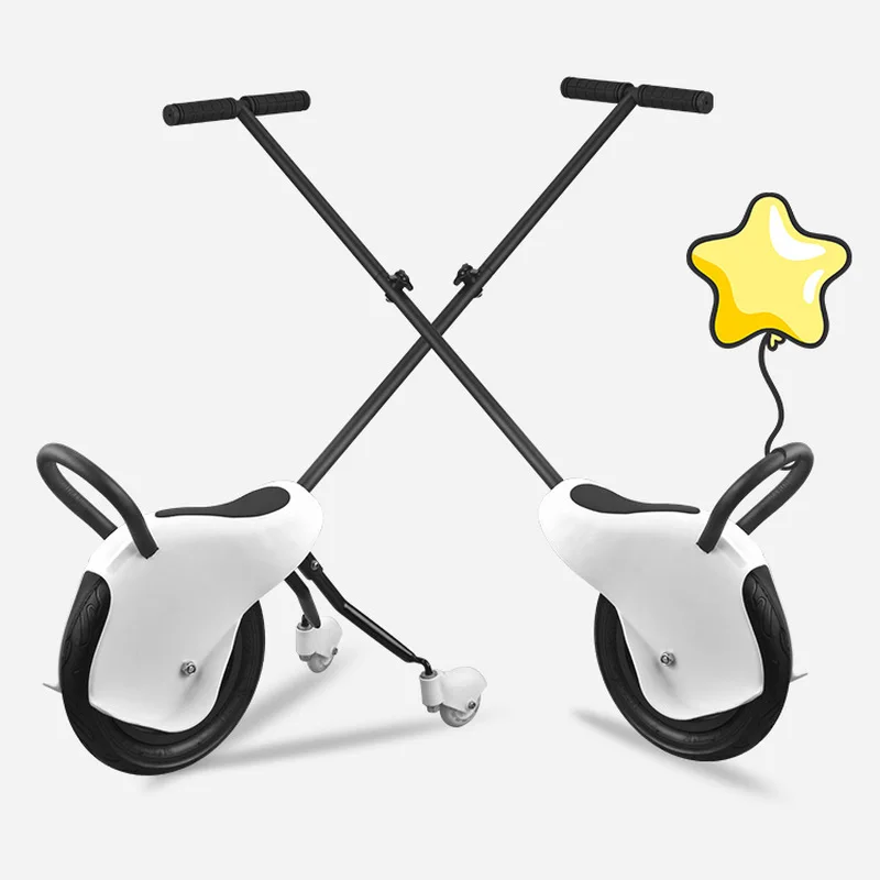  Three Wheels Stroller Lightweight Baby Balance Tricycle Bicycle Pram Portable Child Trolley Inflata