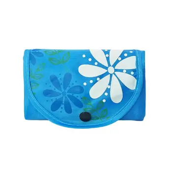 

1 PC Portable Oxford Cloth Handbag Folding Shopping Bag Environmental Reusable Bags