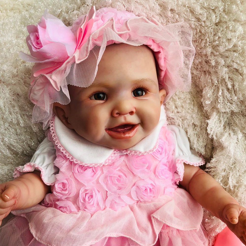 OtardDoll bebe Reborn Doll 20 дюймов Высокое качество reborn младенец принцесса девочка кукла силиконовая виниловая восхитительная Реалистичная детская игрушка