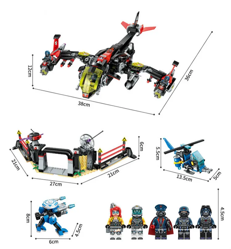 Enlighten Building Blocks Compatible with Lego E2721 1001P Models Building Kits Blocks Toys Hobby Hobbies For Chlidren Enlighten Building Blocks Compatible with Lego E2721 1001P Models Building Kits Blocks Toys Hobby Hobbies For Chlidren
