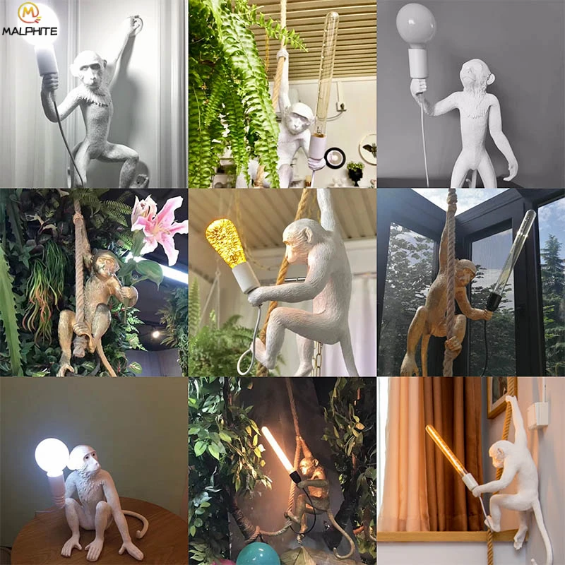 Светодиодные подвесные светильники SELETTI из смолы люстры в скандинавском стиле с