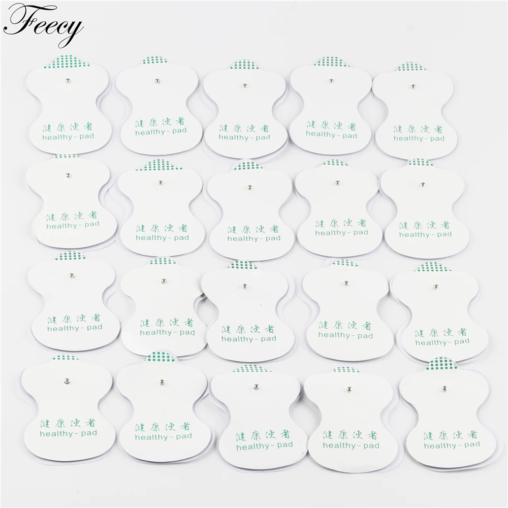 

10PCS White Electrode Pads Digital For Tens Acupuncture Digital Electrode Pads Ten Therapy Machine Massager Pad Medium Frequency