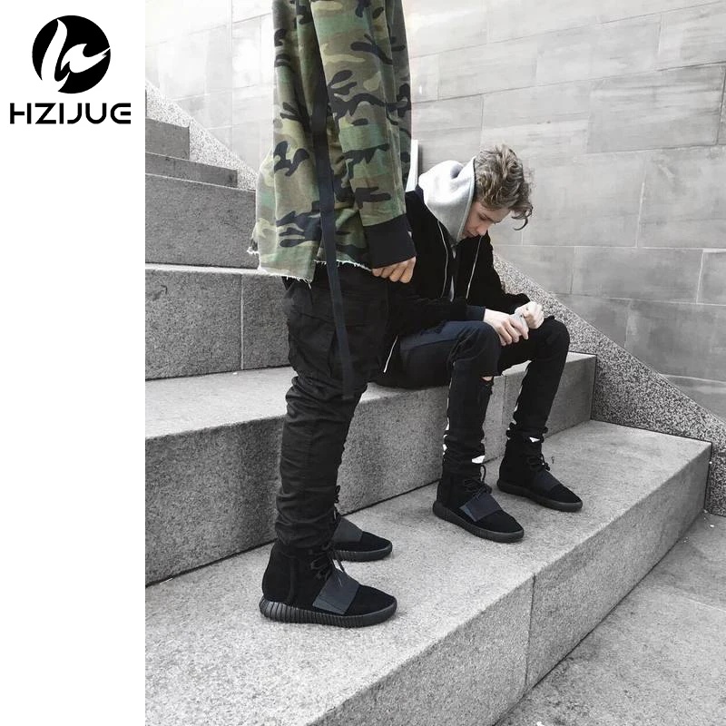 HZIJUE качественная модная мужская футболка с длинным рукавом kanye camo camouflage в стиле