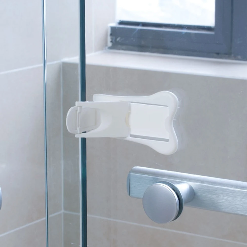 ABS قوي لاصق مكافحة سرقة سدادة خزانة المنزلية سلامة الطفل انزلاق الباب قفل خزانة الطفل حماية الاطفال نافذة المنزل