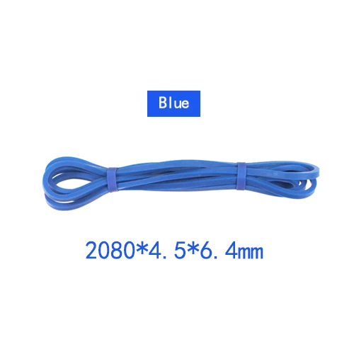 Эластичные ленты-кольца Эластичная Лента оборудование резинки для Фитнес обучение канат для перетягивания из резинок, занятий спортом, йогой, упражнения гимнастический эспандер - Цвет: 6.4mm Blue