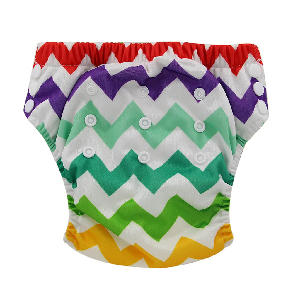 

Ohbabyka Waterproof Training Pants Baby Cloth Diaper Nappy Reusable Diaper Cover Learning Pants Animal Print Potty Underwear