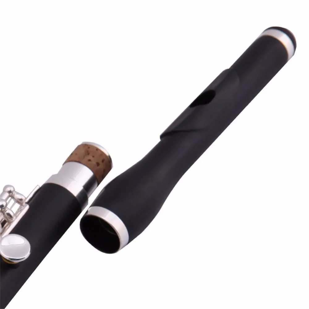 Composite Wood C Tune Silver Plating Professional Piccolo Musical Instrument with Box
