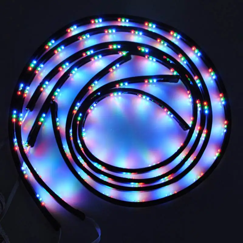 

Best Price 7 Color LED RGB Strip Under Car Auto Glow Underbody System Neon Light Flash Lamp Kit With Remote Control 48x 2 36x 2