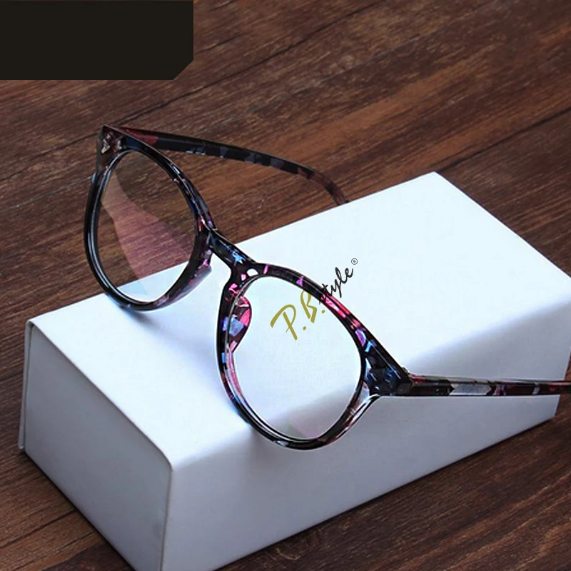 New Fashion Brand Designer Women's Vintage Optical Glasses Oversize Round with Arrows Frame Preppy Style for Men Women | Аксессуары