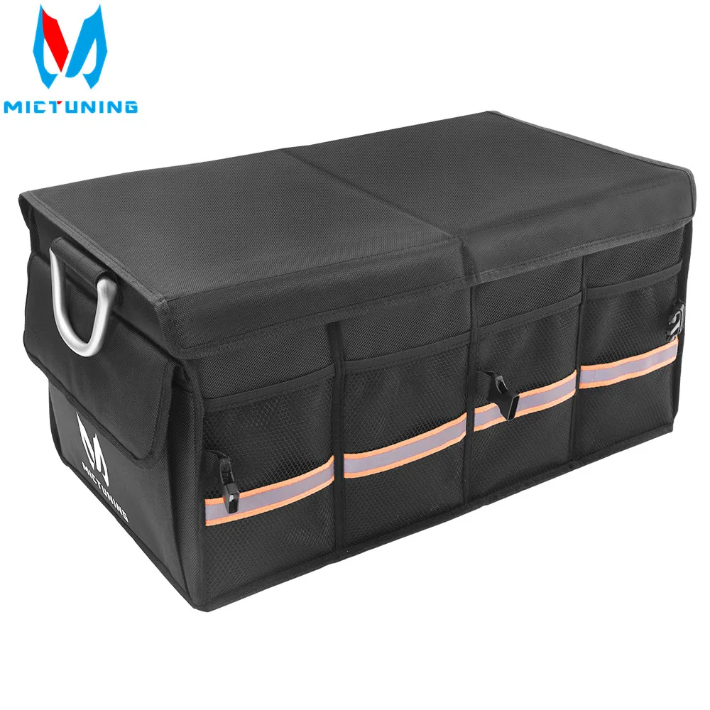 

MICTUNING Car Trunk Super Strong Organizer Waterproof Collapsible & Portable Cargo Storage Box For Car SUV Jeep Trucks Box / Bag