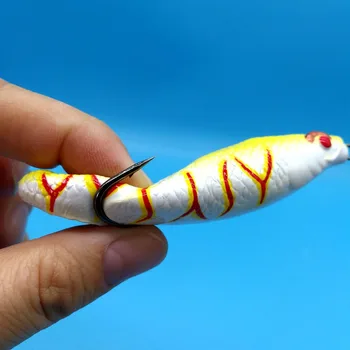 

Trulinoya 4pcs/lot Soft Ray Frog Fishing Lure 16.5g/9cm 4colors Top water Artificial Frog pencil frog soft lure