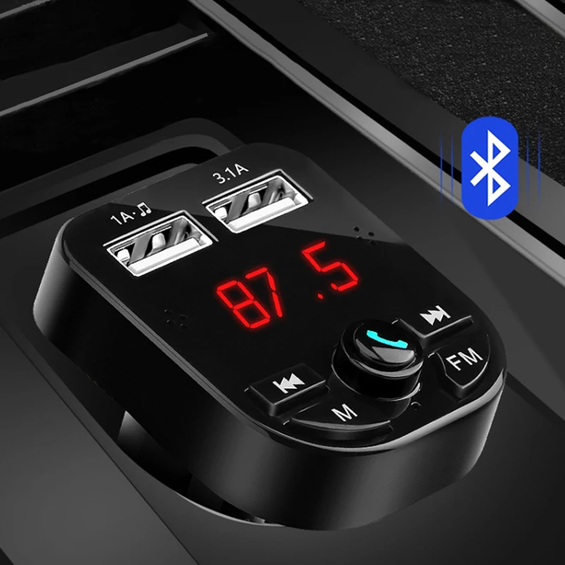 

MP3 Player Car USB Bluetooth Handsfree Kits TF Music FM Transmission Charger Moblie Phone Audio Adapter Electronic Accessories