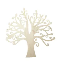 ANGRLY 10 шт деревянный брелок дерево украшения для поделок украшения Свадебные украшения Рождественские подарки(деревянный цвет