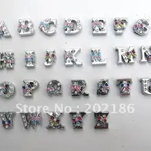 8 мм 130 шт. смешивания Цвет галстук-Z Слайд буквы Шарм DIY Интимные аксессуары