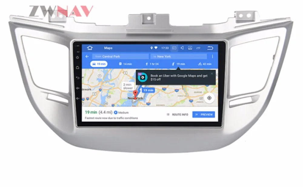 8 Inch Android 8.0 RAM 4GB RAM 32GB Car GPS Navigation DVD Player Auto Stereo Head Unit for Hyundai Tucson 2014 2015 2016 2017