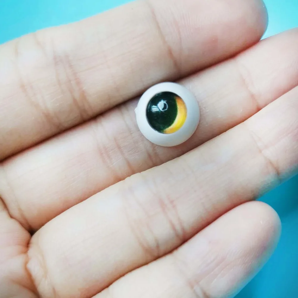 14 мм bjd eyes sunset yellow пластиковая кукла sd eyeball для 1/3 1/4 1/6 Bjd doll 8 16 18 20 22 см Акриловые