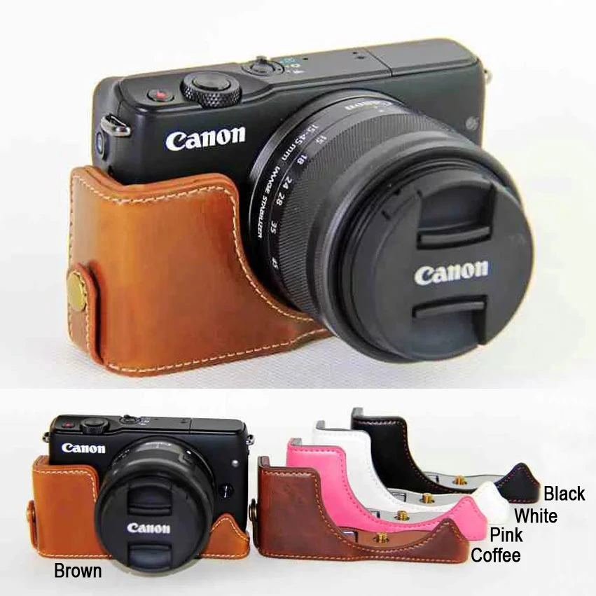 canon m100 leather case