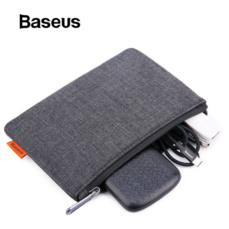 

Baseus 5.5 Inch Phone Bag For iPhone 8 7 Plus Waterproof Cloth Fabric Pouch For Samsung Galaxy S7 S6 Case Storage Accessories