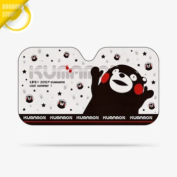 

Kigurumi Kumamon Car Windshield Sunshade Windscreen Cover Solar Protection Auto Zonnescherm Parasole Parasol Coche C0340B17