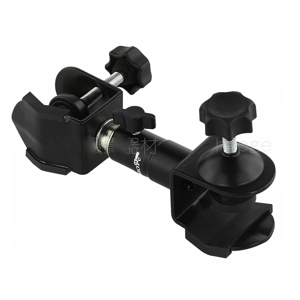 Guarda-chuva de Alumínio Suporte para Câmera Estúdio de Fotografia Suporte de Luz Holder Clip Grampo Bracket Tripé Iluminação Guarda-chuva Preto - Image 2