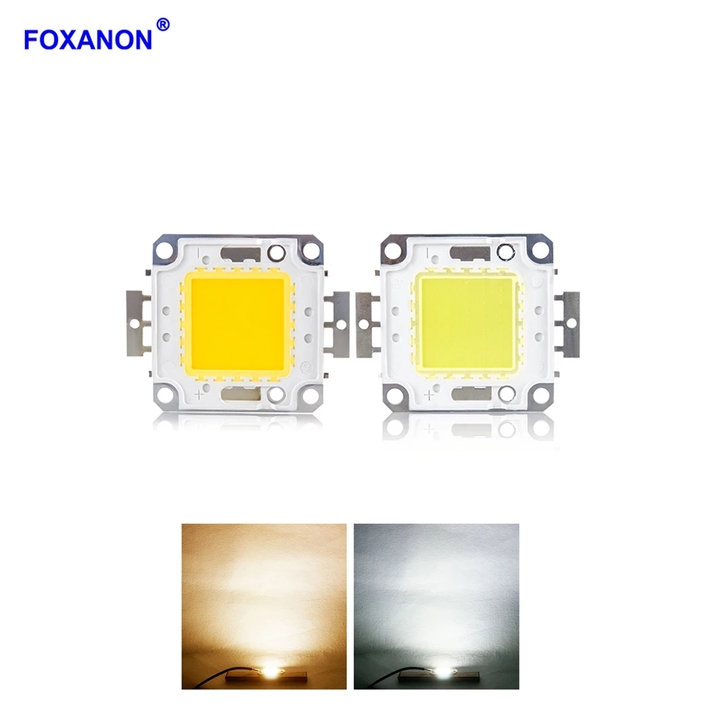 Матричный Точечный светильник Foxanon s 10 Вт 20 30 50 100 монолитный блок светодиодов Встроенный светодиодный 12 В