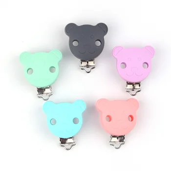

10PCS Silicone Baby Pacifier Dummy Teether Chain Holder Soother Nursing Toy Accessories Clips Food Grade Silicone Wholesale