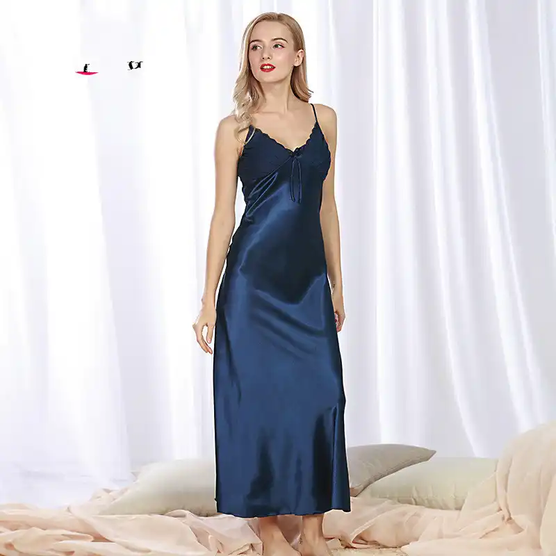 long silk nightdress